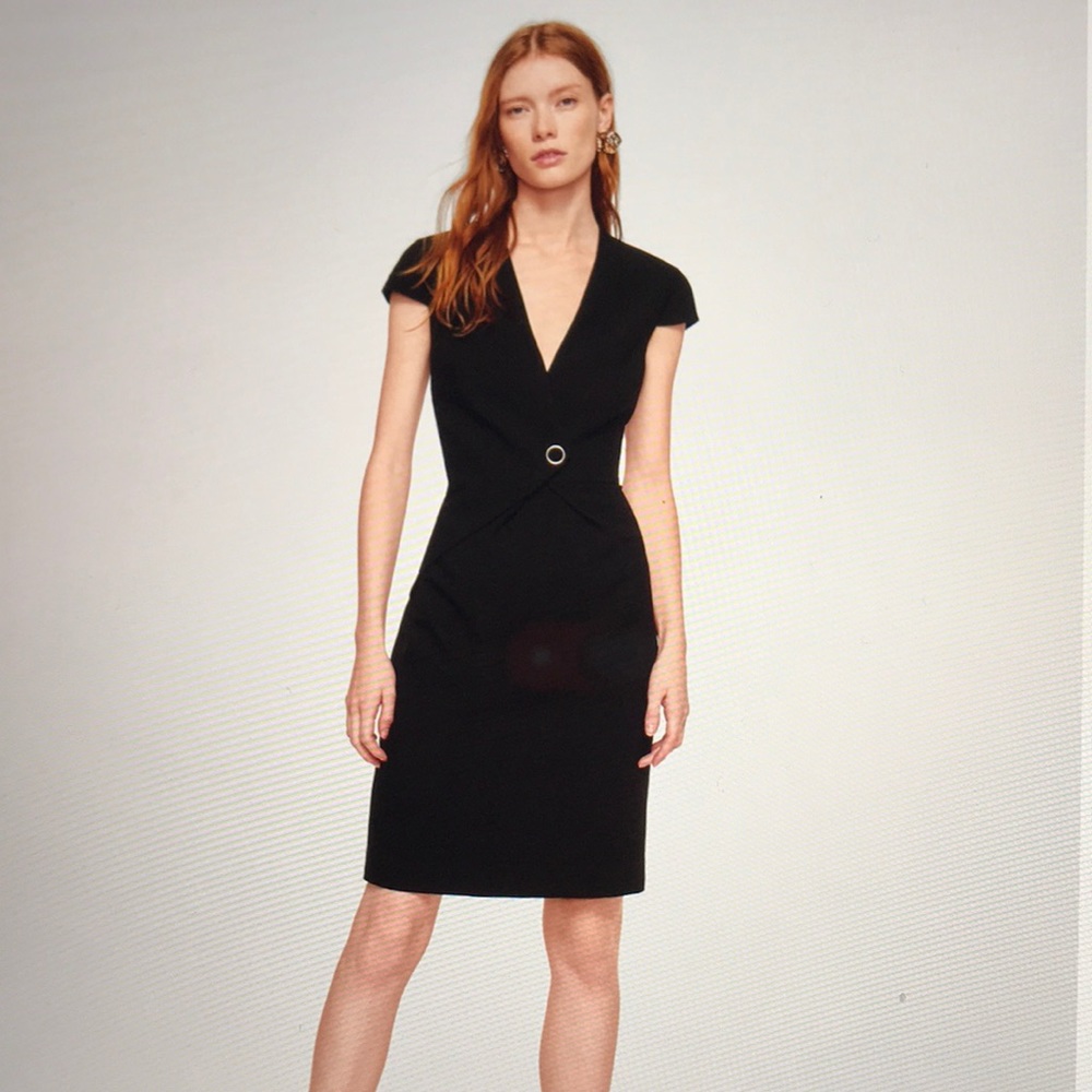 Mango neckline dress